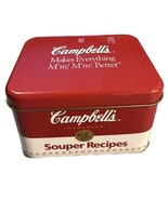 Campbell Soup Tin Souper Recipes Box With Recipes - Collectable Advertising - £9.63 GBP