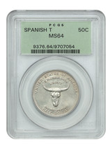 1935 50C Spanish Trail PCGS MS64 (OGH) - £1,118.70 GBP