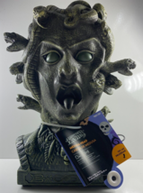 Haunted Living Medusa Head Motion Sound Light Up Halloween Decor w/Video - £79.12 GBP