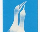 Bonaventure Island and Perce Rock Park Brochure Quebec Bird Identificati... - $17.82