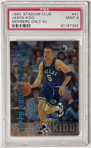 Jason Kidd 1994-95 Topps Stadium Club Members Only 50 Rookie Card (RC) #47- PSA  - £35.93 GBP