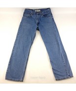 Levis 505 Regular Fit Jeans W33 L30 Blue Denim Straight Leg 100% Cotton - €21,23 EUR