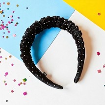LELE SADOUGHI Jet Dot Velvet Kelly Headband BRAND NEW WITH TAGS RV $85 - $1,181.95 MXN