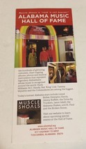 Alabama Music Hall Of Fame Muscle Shoals Brochure BR15 - £4.64 GBP
