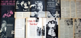 Debbie Reynolds ~ (29) B&amp;W Vintage Articles From 1959-1964 ~ Clippings - $14.32