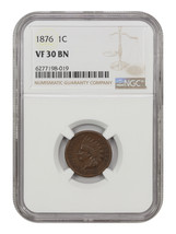 1876 1C NGC VF30 - $152.78