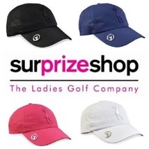 Surprizeshop Lady Golfer Soft Fabric Golf Cap. Pink, White, Blue or Black - £19.53 GBP