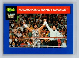 Macho King Randy Savage #84 1991 Classic WWF Superstars WWE - £1.57 GBP