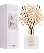 Reed Diffuser - Jasmine &amp; Mint 6.7 Fl.Oz Reed Diffuser Set with Sticks &amp;... - $530.11 MXN