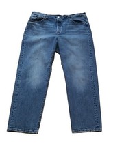 Levis 501 Jeans Women 18W M Blue Denim Stretch Button Fly Premium Original Fit - £18.06 GBP