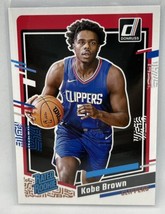 2023-24 Panini Donruss Rated Rookie Kobe Brown #239 Los Angeles Clippers NBA - £1.48 GBP