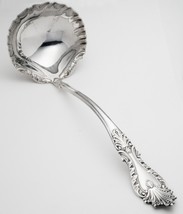 ANTIQUE SHELL SOUP LADLE ROGERS &amp; HAMILTON RAPHAEL PATTERN 11” SILVERPLA... - $19.79
