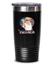 Independence Day Tumbler Trump Merica Independence Day Black-T-20oz  - £23.13 GBP