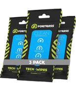 Tech Wipes 25 ct Pack of 3 To Go Electronic Wipes for Cell Phones Keyboa... - $30.45