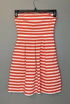 Gap Women&#39;s Dress Red and White Striped Strapless Size 2 - £7.59 GBP
