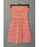 Gap Women&#39;s Dress Red and White Striped Strapless Size 2 - £7.50 GBP