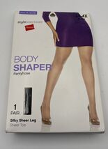 Hanes 1 Pair Style Essentials Plus Size Body Shaper Pantyhose Size 3X/4X... - $12.77