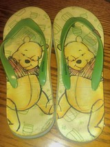 Vintage Disney Winnie The Pooh Flip Flops Collectible Ues Only Thongs - £10.24 GBP