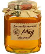 HONEY  FLOWER 500g in Glass Jar NO GMO Made in Russia RF МЁД Кедровый бор - $22.76