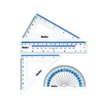 Helix 15cm 4 Piece Geometry Set - Clear Q68048  - £7.96 GBP