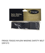 FROGG TOGGS UI 28121 WADING SAFETY BELT-BLACK NYLON GEAR-WADE WEAR FLY F... - £9.25 GBP