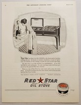 1924 Print Ad Red Star Oil Stoves Detroit Vapor Stove Co. Mom,Son Birthd... - $21.76