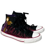 Converse Frozen II High-Top Sneakers Size 13 US Youth Black/Purple Canva... - $238.71 MXN