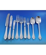 Trifid by Wall Wilson English Sterling Silver Flatware Set 12 Dinner 108... - €14.907,07 EUR