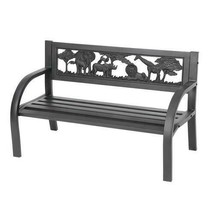 Kid&#39;s Steel Outdoor Bench - £127.09 GBP