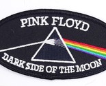 Pink Floyd Dark Side Of The Moon Iron On Embroidered Patch 4&quot; X 2&quot; - £5.07 GBP