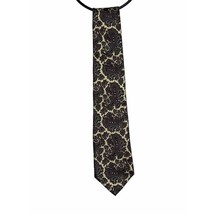 Christian Dior Mens Thin Paisley Silk Tie 58 inches - £12.12 GBP