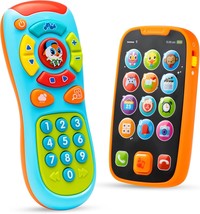 Joyin Baby Learning Phone And Remote Toy For Toddler Fun Smartphone Toys With - £30.75 GBP