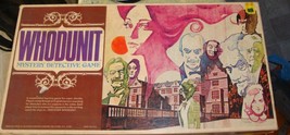 Whodunit Vintage 1972 Mystery Detective Board Game by Selchow &amp; Righter-... - $18.00