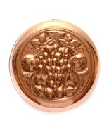 Vintage Copper Jello Round Mold Fruits And Leaves Thick Copper Hanging 6... - £10.70 GBP