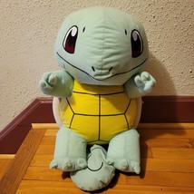 Jumbo 21&quot; Pokemon SQUIRTLE Stuffed Animal Toy factory Plush Large Turtle HUGE  - £27.01 GBP
