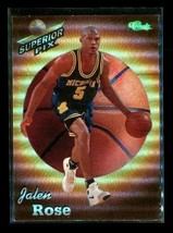 1994-95 Classic Superior Pix Basketball Card #12 Of 30 Jalen Rose Wolverines - £3.79 GBP