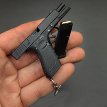 1:3 G17 Detachable Metal Keychain Gun Model Key Chain With Bullets - $12.99