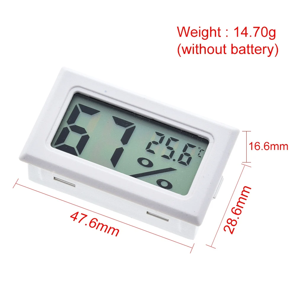 House Home FY-11  Mini LCD Digital Thermometer Hygrometer Temperature Indoor Con - £19.57 GBP