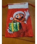 Nintendo Super Mario Video Game  Christmas Holiday Cinch Sack Bag  New F... - £12.65 GBP