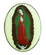 5" Lady of Guadalupe Applique for Cremation Urn - $59.99