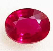 6.00 Ct Natural CERTIFIED Ruby Red Oval Cut Rare Loose Gemstone Birthstone Ruby - £38.95 GBP