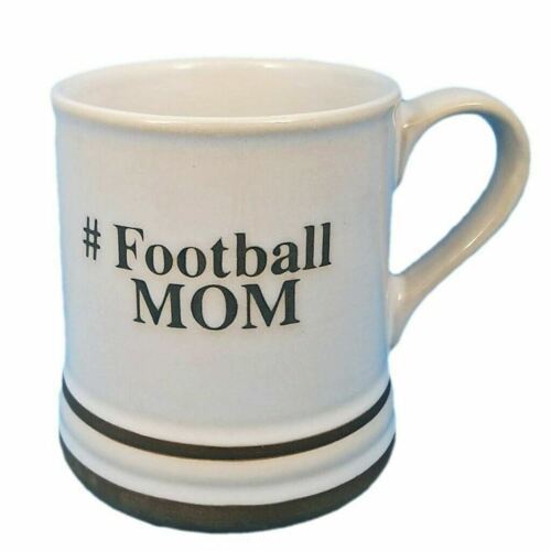 Primary image for Football Mom Coffee Mug Cup Pen Pencil Holder by Blue Sky Spectrum 17oz Hashtag