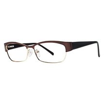 Commit Women&#39;s Eyeglasses - Genevieve Boutique Collection Frames - Brown 53-15-1 - £95.10 GBP
