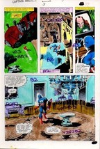 1981 Gene Colan Captain America Annual 5 page 39 Marvel Comics color guide art - $62.55