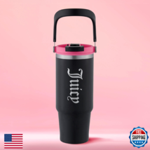 Juicy Couture Flip Fusion Hydration 40oz Stainless Steel Tumbler with Fl... - $51.60