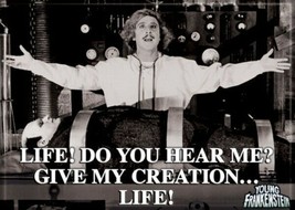 Young Frankenstein Movie Give My Creation ... Life! Refrigerator Magnet UNUSED - £3.20 GBP