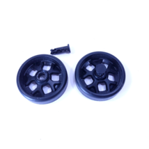 Bissell PowerForce Helix Turbo Rewind 1797 Rear Wheels &amp; clips Replacement Part - $19.99