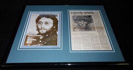 John Lennon The Beatles Framed 11x14 Rolling Stone Cover Set - £38.75 GBP
