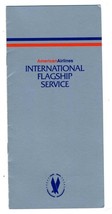 American Airlines International Flagship Service Menu 1989 - £11.66 GBP