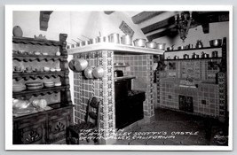 Death Valley California Scotty&#39;s Castle Kitchen RPPC Postcard D22 - £5.55 GBP